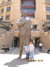 In the "Shadows of Greatness"  Nelson Mandela Square